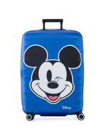Capa para mala big face mickey grande azul