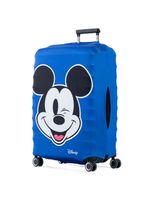 Capa para mala big face mickey grande azul