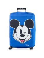 Capa para mala big face mickey grande azul