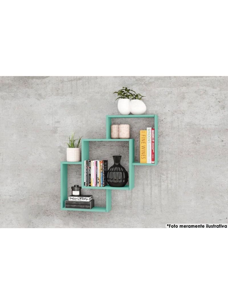 Cubos Decorativo Quarto Bebê Nicho Am 3080 Branco - Movelbento