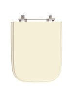 Tampa De Vaso Poliester Tivoli Bege Claro Para Bacia Ideal Standard