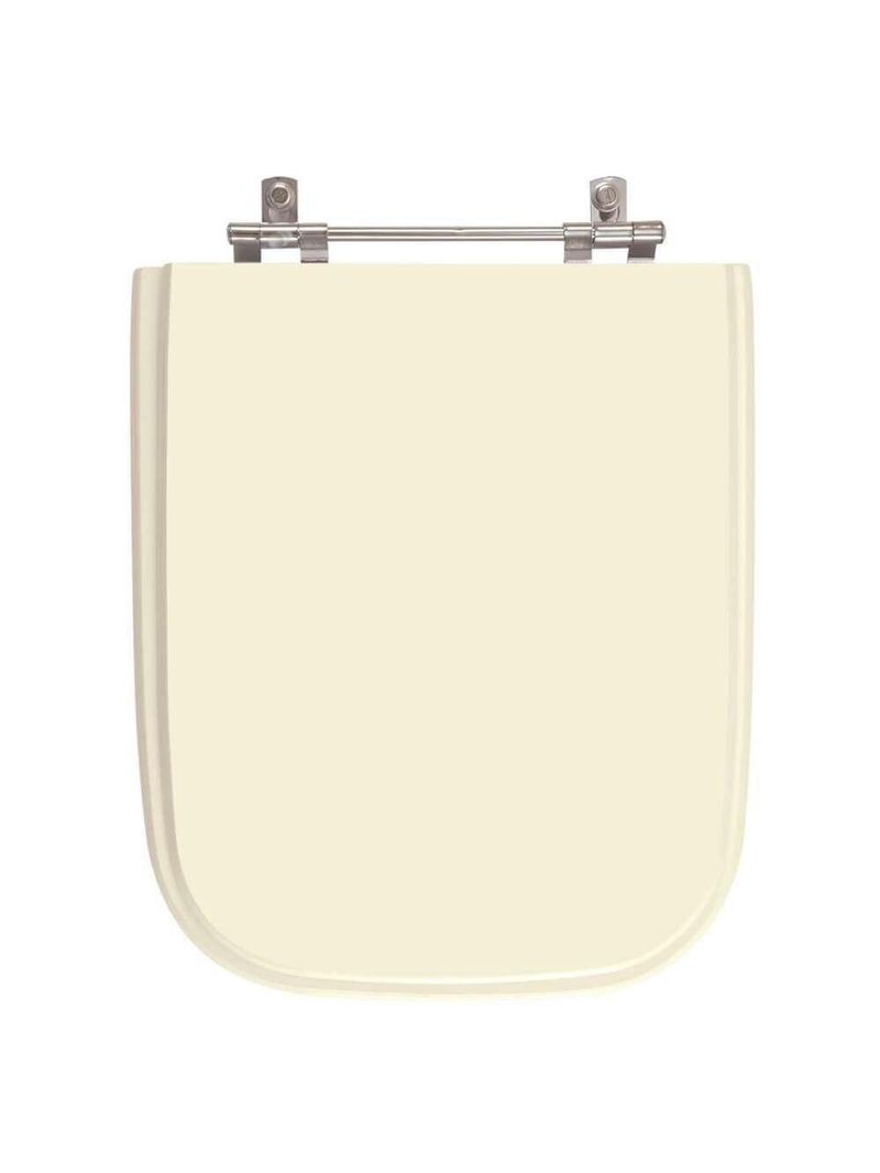 Tampa De Vaso Poliester Tivoli Bege Claro Para Bacia Ideal Standard
