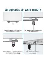 Tampa De Vaso Acrílico Decorada Monte Carlo Preto P-