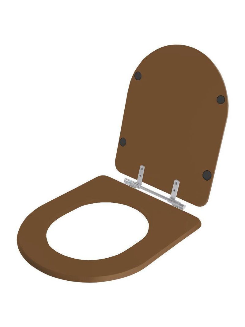 Assento Sanitário Carrara Camarelo Para Vaso Deca