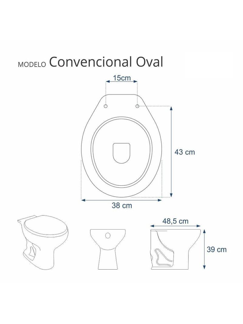 Tampa De Vaso Convencional-oval Cinza Cinza Claro Para Bacia De Todos Os Fabricantes De Louças