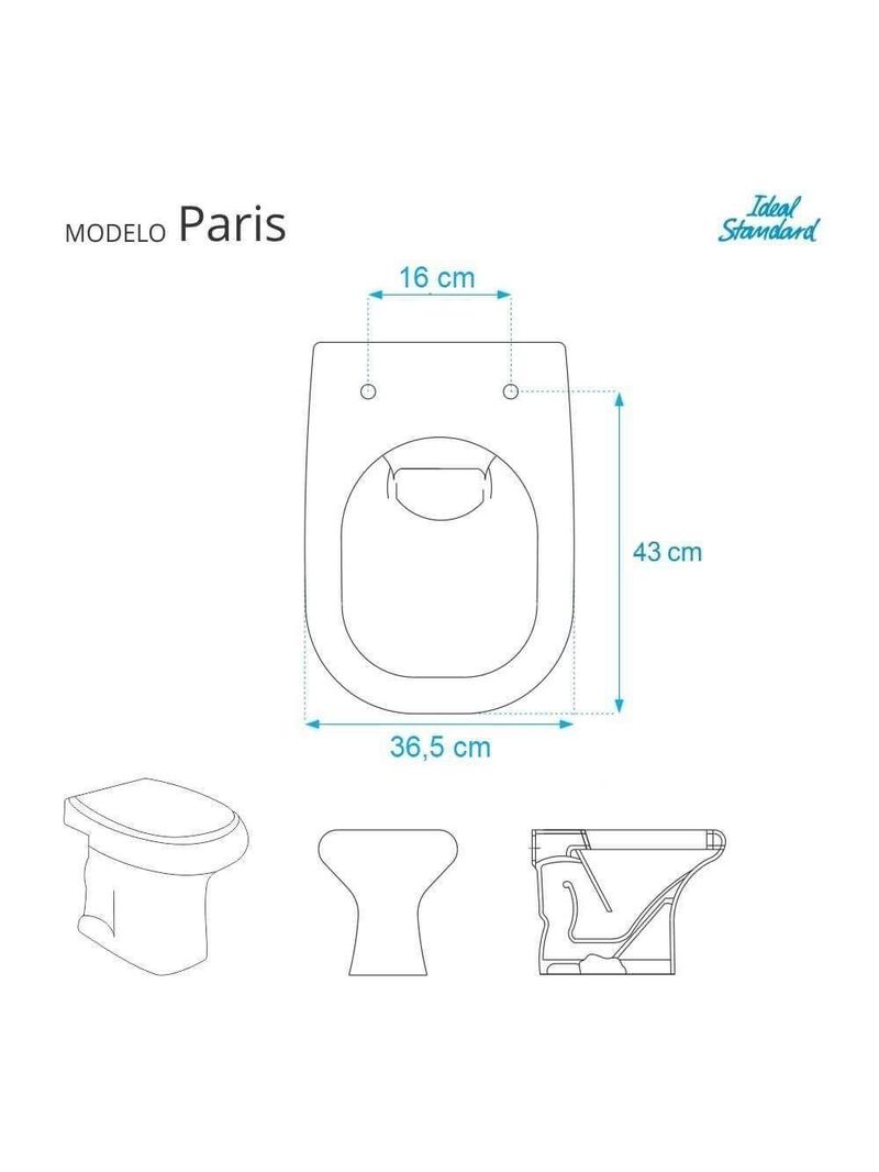 Assento Sanitario Paris Visone (salmão) Para Vaso Ideal Standard