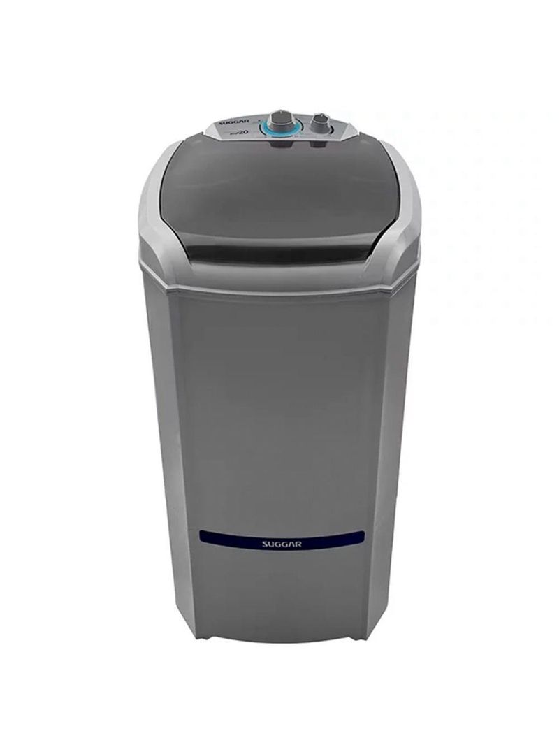 Tanquinho Suggar Lavamax Eco 20kg Semiautomático 127V Prata
