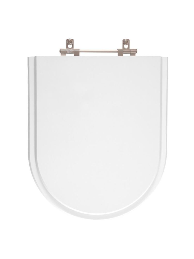 Tampa de Vaso Poliéster Firenze Branco para Bacia Icasa