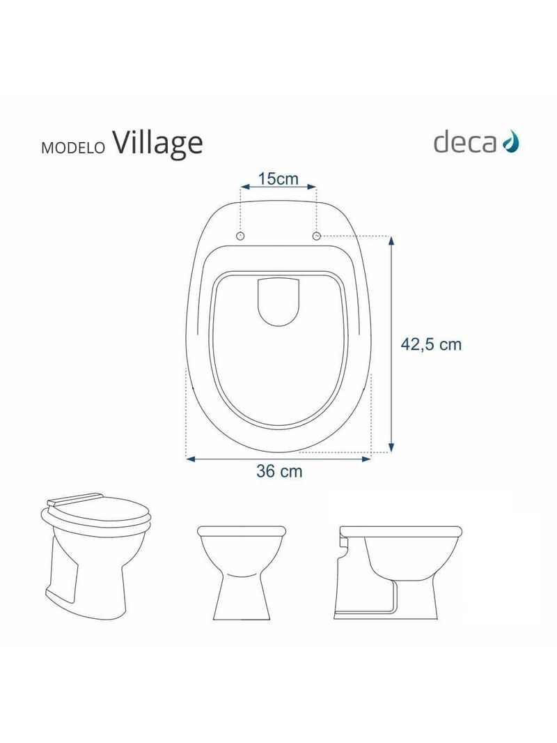 Assento Sanitario Village Rosa Floral Para Vaso Deca