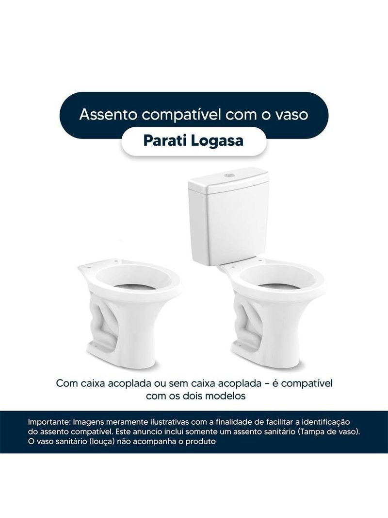 Assento Sanitario Poliester Decorado Borboleta Parati Preto Para Vaso Logasa