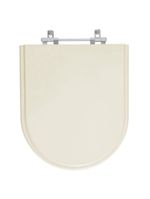 Assento Sanitario Poliester Carrara Creme Para Vaso Deca