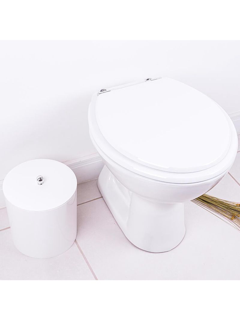 Assento Sanitário Poliéster Convencional Branco