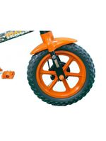 Bicicleta Infantil Track Arco Íris Aro-12 Preto/Laranja