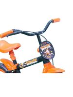 Bicicleta Infantil Track Arco Íris Aro-12 Preto/Laranja