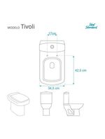 Assento Sanitário Tivoli Azul Cobalto Para Vaso Ideal Standard