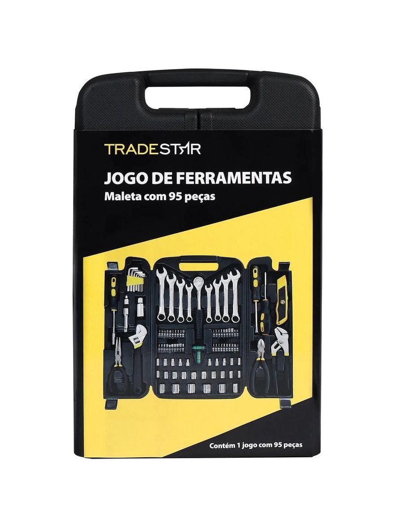 Jogo De Ferramentas 95 Peças Tradestar