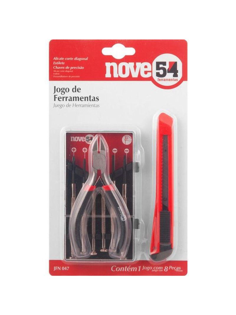 Jogo De Ferramentas Com 8 Peças Jfn047 - Nove54