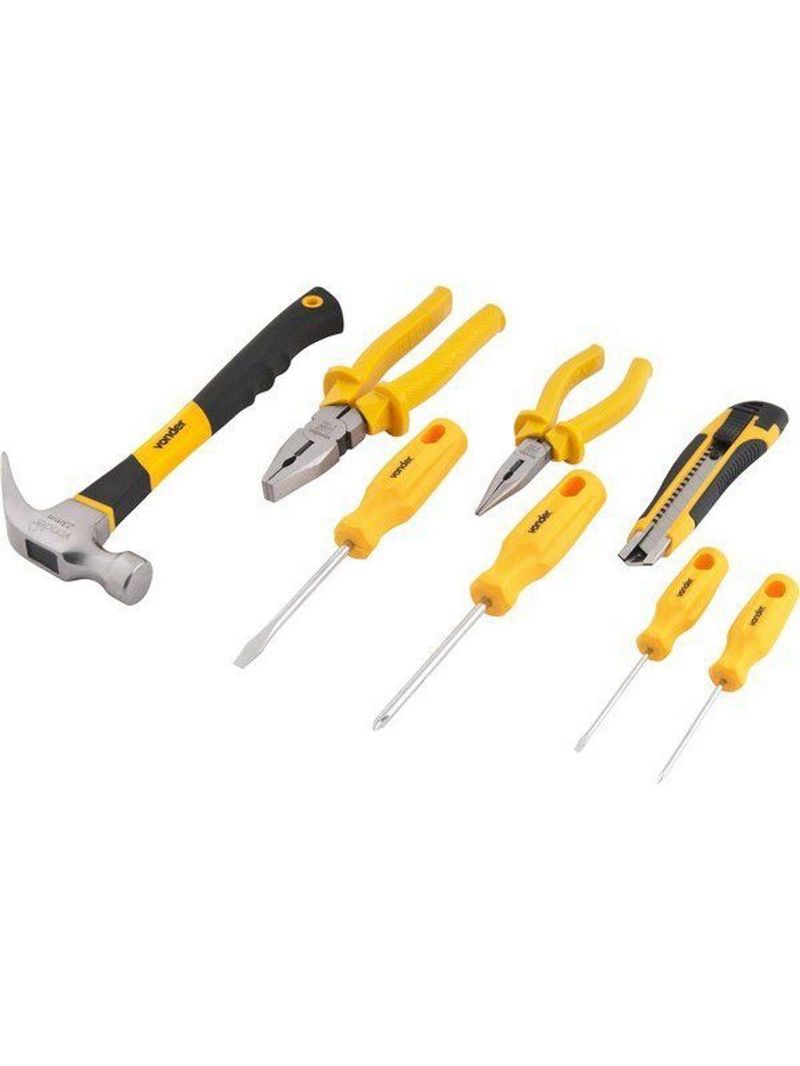 Jogo De Ferramentas Com 8 Peças Kf080 Vonder