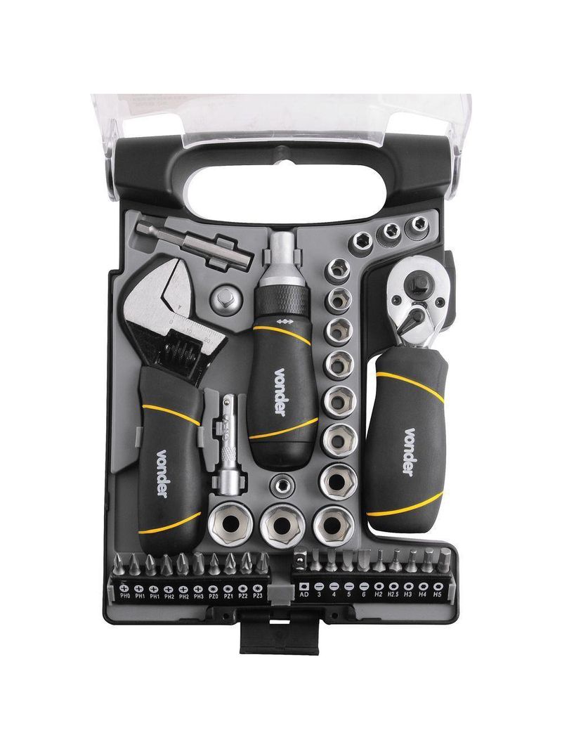 Jogo De Ferramentas Com 40 Peças Vonder