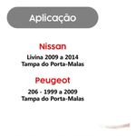 Amortecedor de Mola a Gás da Tampa do porta-malas Hilux Sw4 G3 Após 16 Compatível com Nissan Livina