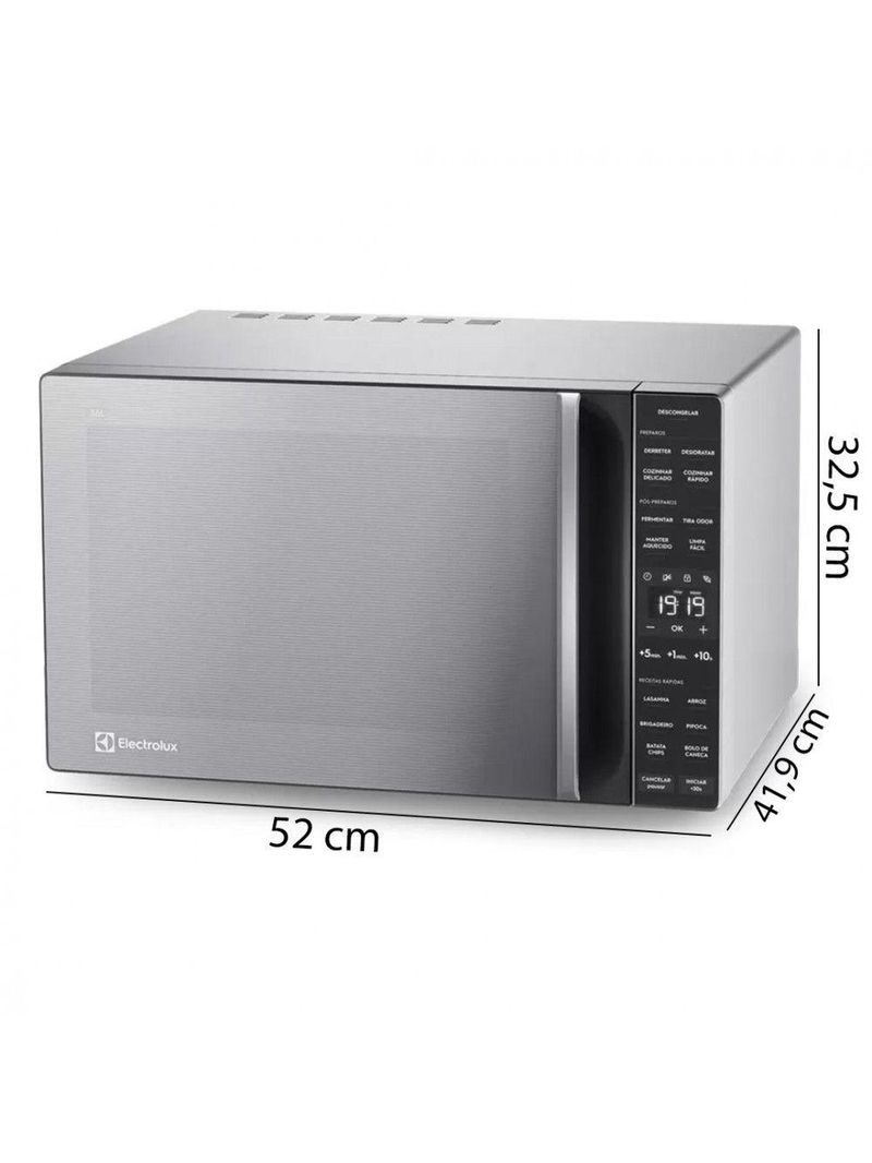 Micro-ondas Eletrolux De Bancada Efficient 36l Inox 127v