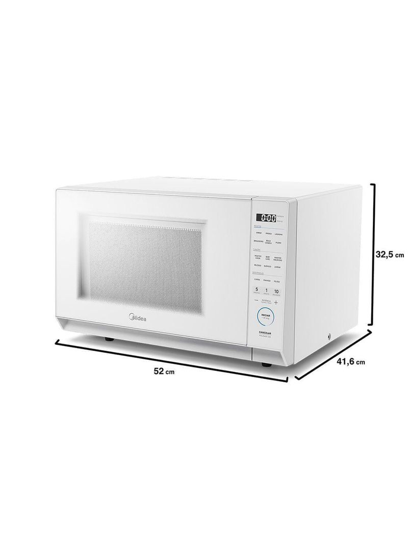 Micro-ondas 35L Branco Mastercook Midea MHP35B2 220V