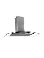 Coifa Vidro Curvo Parede Inox 75cm-5 Bocas Terim 110V