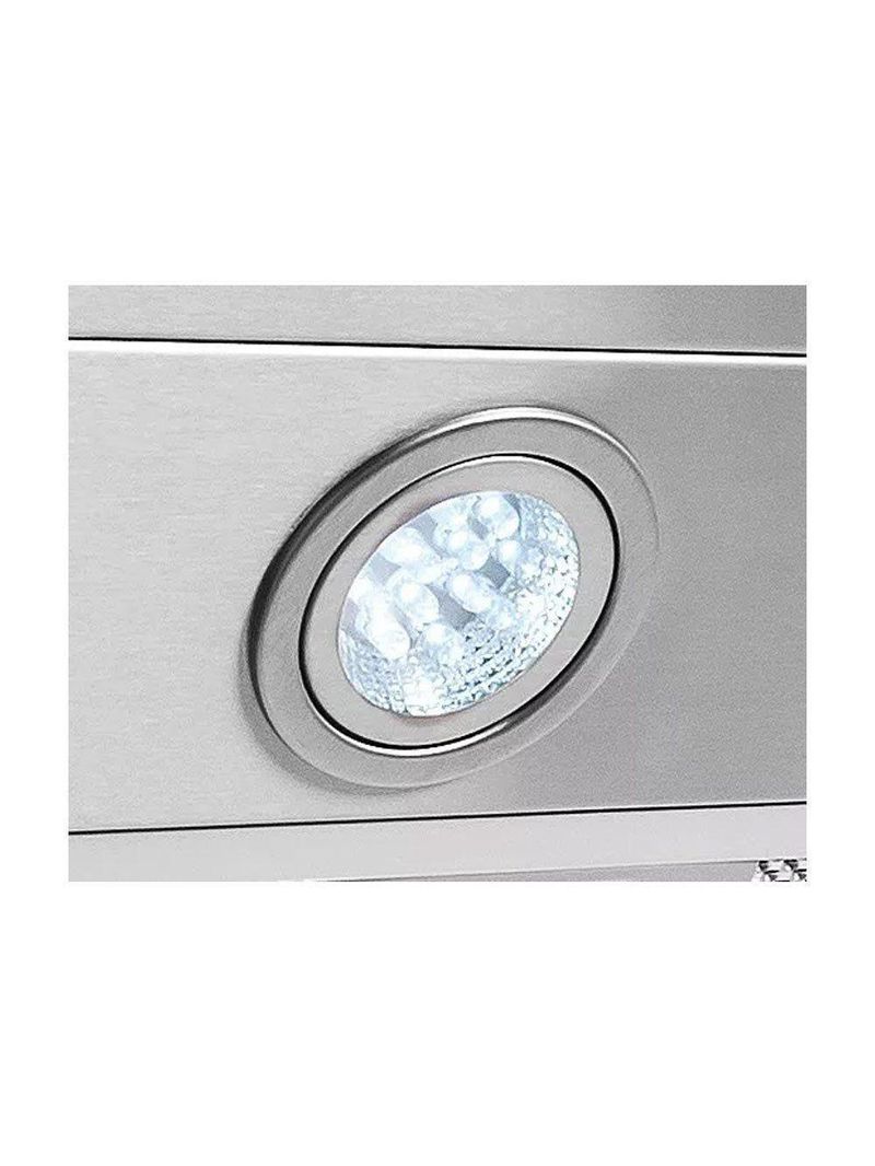 Coifa Vidro Curvo Parede Inox 75cm-5 Bocas Terim 110V