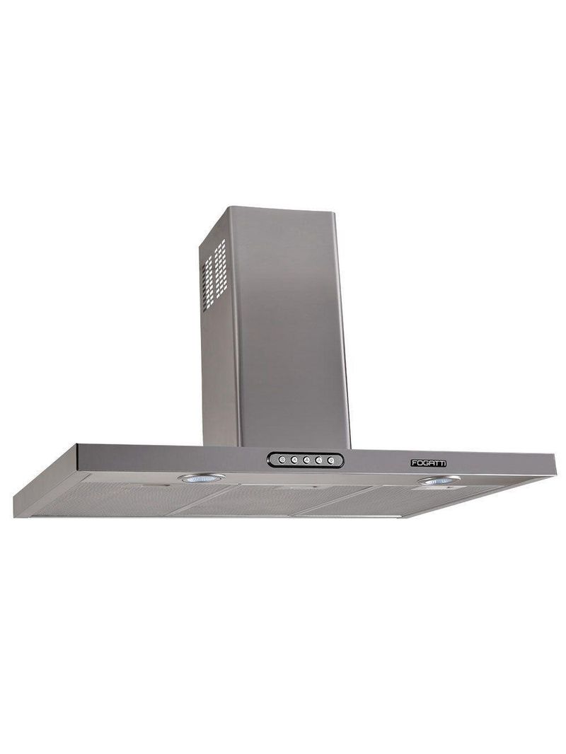 Coifa De Parede 90cm Retangular Duto Slim Fogatti Inox 110V