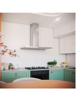 Coifa De Parede 90cm Retangular Duto Slim Fogatti Inox 110V