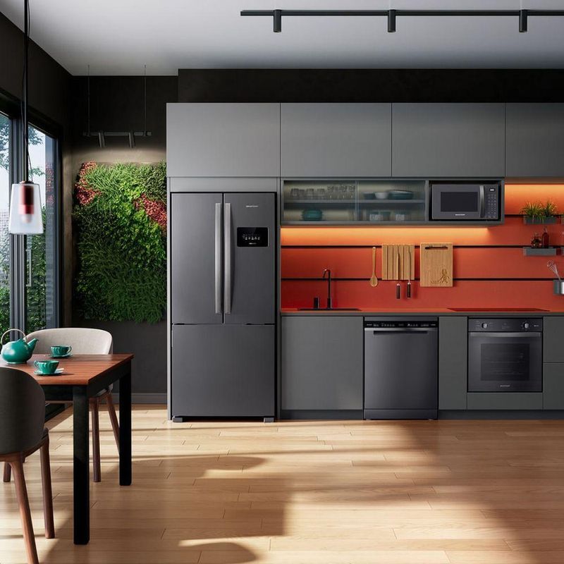 Geladeira Brastemp 559 Litros French Door Inox BRO85MKANA 110V
