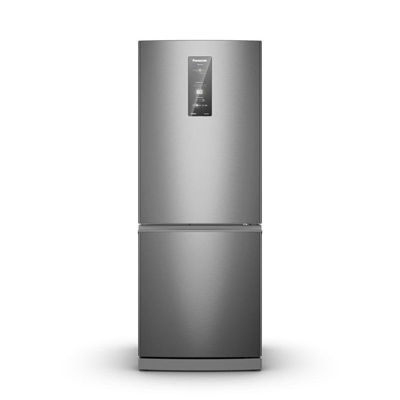 Geladeira Intuitive+ Panasonic Frost Free Inverter 475L Aço Escovado NR BB64PV2X NR BB64PV2XA 110V