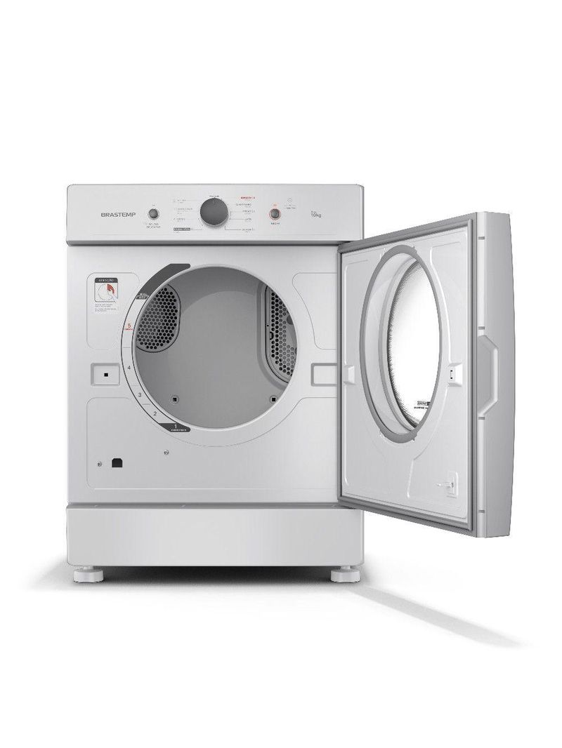 Secadora De Piso Brastemp 10kg Bsr10bb Branco 127V
