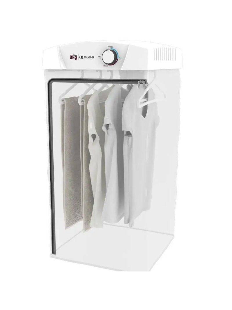 Secadora Mueller Sun 8 Kg Design Moderno 6 Cabides Branco 220V