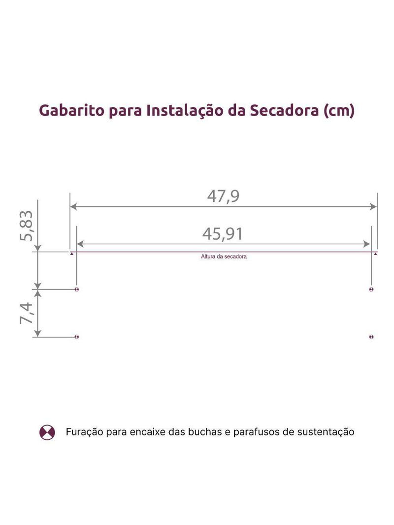 Secadora Mueller Sun 8 Kg Design Moderno 6 Cabides Branco 110V