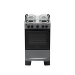 Fogão 4 Bocas Atlas Mônaco Plus Mesa Inox Bivolt Titanium