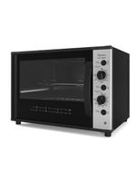 Forno Terim Elétrico Bancada Smart60 Black Com Espeto 60l Preto 220V