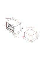Forno Terim Elétrico Bancada Smart60 Black Com Espeto 60l Preto 220V