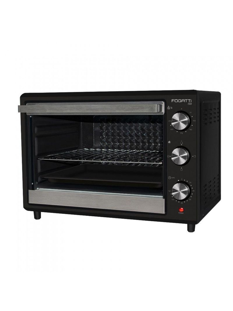 Forno Elétrico De Bancada 50Litros Fogatti Black I50Preto 220V