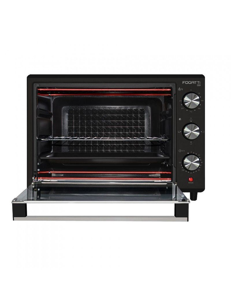 Forno Elétrico De Bancada 50Litros Fogatti Black I50Preto 220V