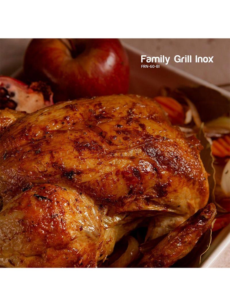 Forno Elétrico 60L Family Grill Inox Mondial Preto/inox FRN-60-BI 220V