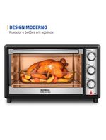 Forno Elétrico 48L Family Grill Inox Mondial Preto/inox 1800W FRN-48-BI 110V