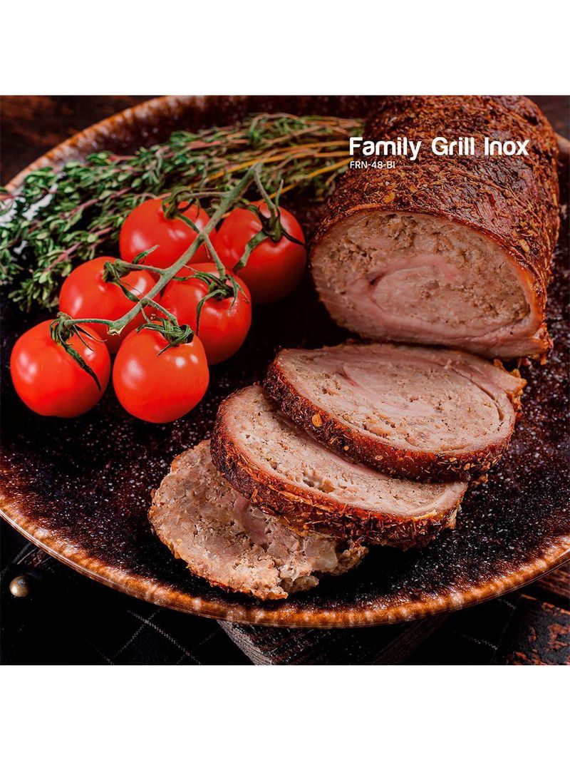Forno Elétrico 48L Family Grill Inox Mondial Preto/inox 1800W FRN-48-BI 110V