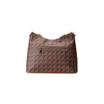 Bolsa transversal feminina média hobo monograma bg marrom