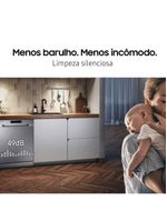 Lava-louças Samsung Inox 14 Serviços 110v Dw60c7050fs/az