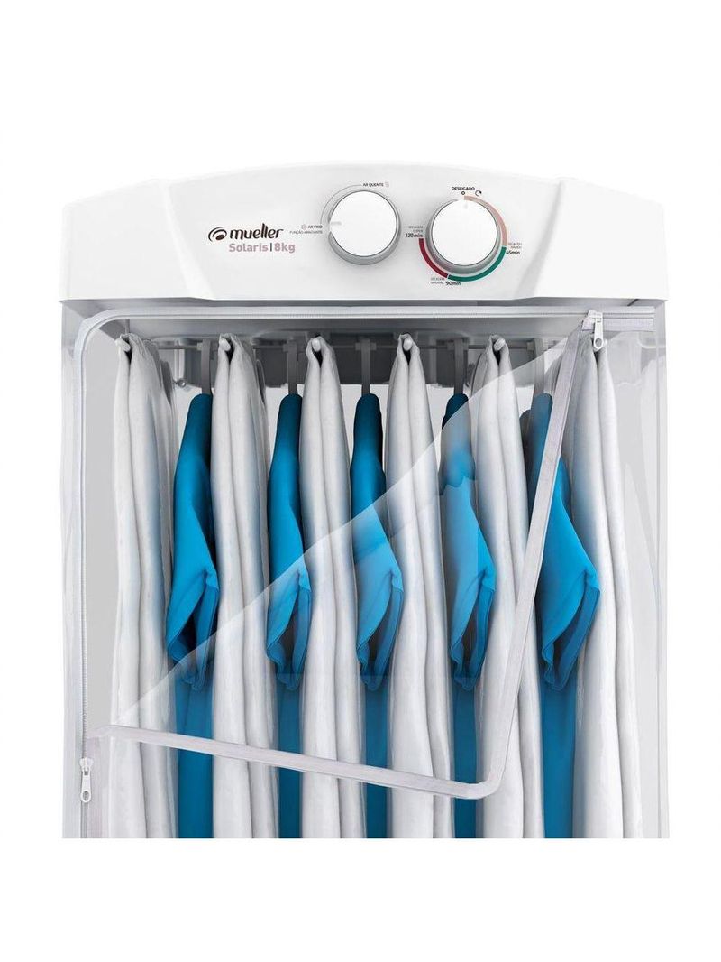 Secadora De Roupa Mueller Solaris 8kg 127V Branco