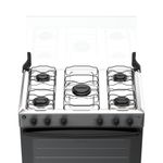 Fogão 5 Bocas Atlas Mônaco Plus Mesa De Inox Bivolt Titanium