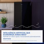 Geladeira Intuitive+ Panasonic Frost Free Inverter 407L Black Glass NR BB41GV2B NR BB41GV2BA 110V