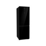 Geladeira Intuitive+ Panasonic Frost Free Inverter 407L Black Glass NR BB41GV2B NR BB41GV2BA 110V