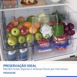 Geladeira Intuitive+ Panasonic Frost Free Inverter 475L Aço Escovado NR BB64PV2X NR BB64PV2XB 220V